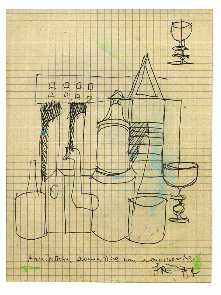 1974-Aldo-Rossi-Architettura-domestica-con-movimento-