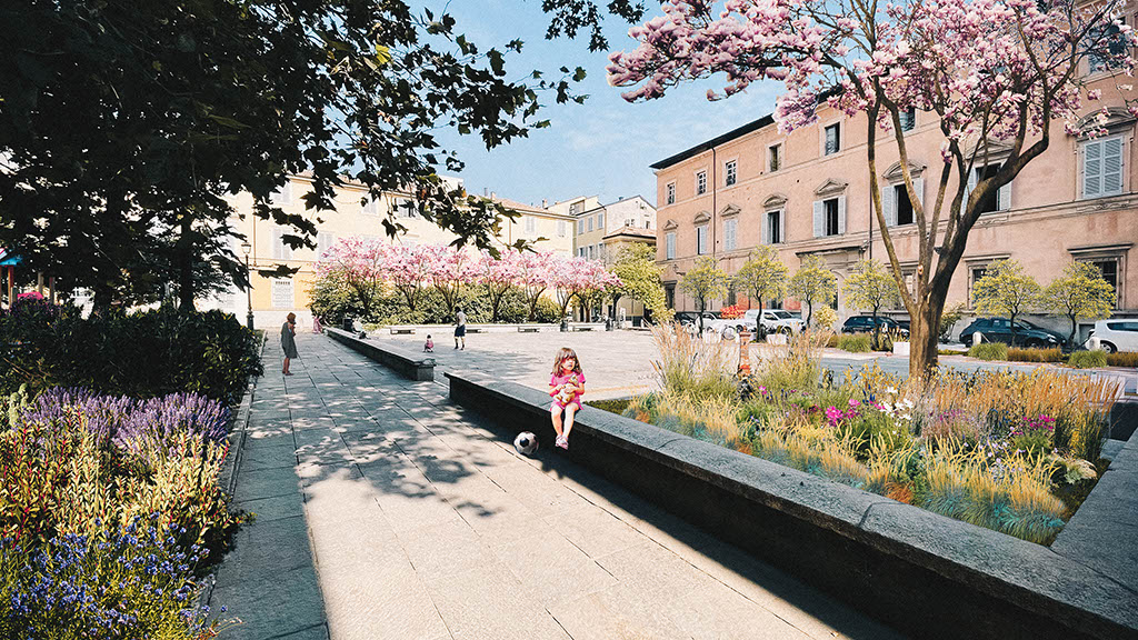 Piazzale Borri, Parma- rendering di progetto - immagine courtesy Comune di Parma