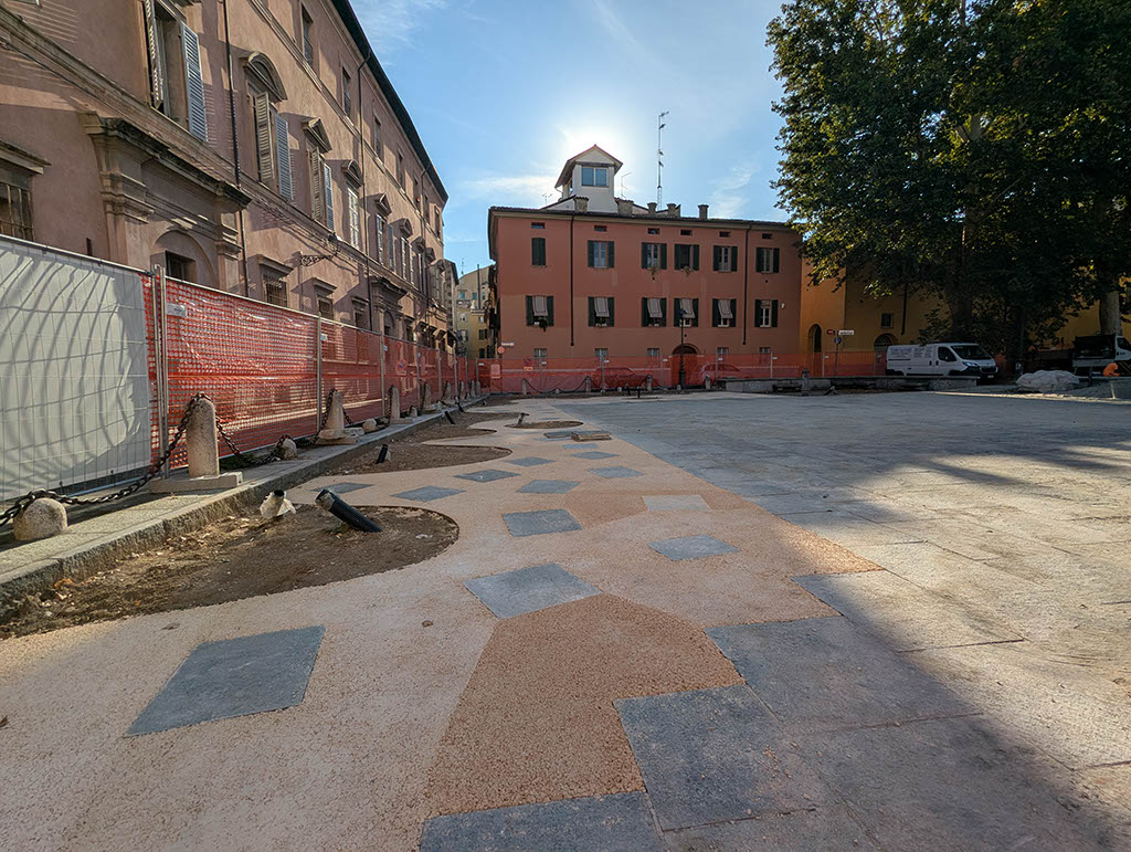 Piazzale Borri, Parma- lavori in corso - foto courtesy Comune di Parma 