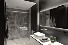 Interior of a modern bathroom