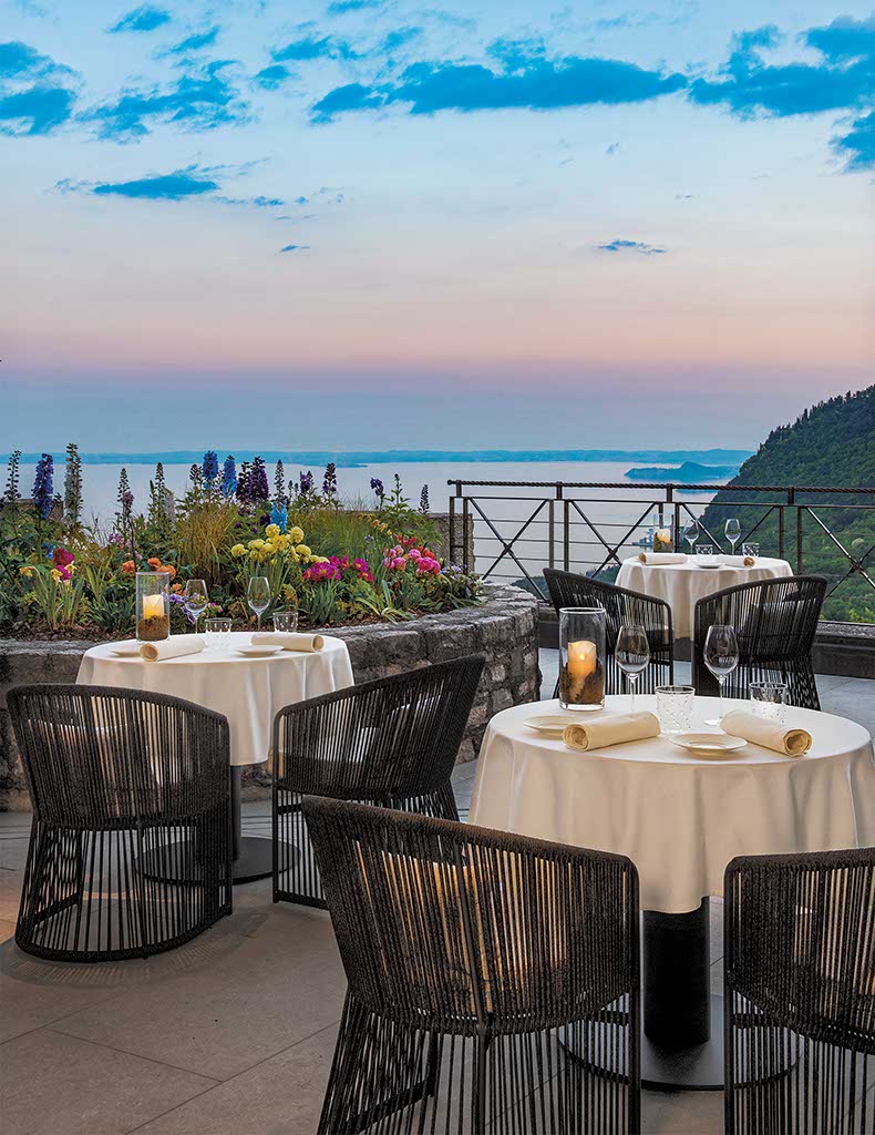 Studio Apostoli Lefay Resort SPA Lago di Garda detail Gramen Terrace