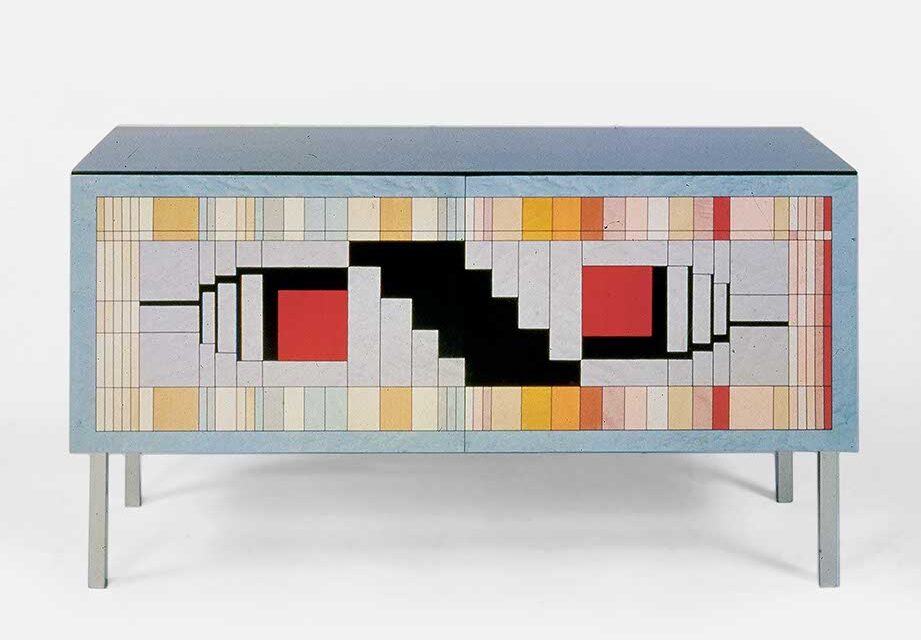 Credenza Intarsia AR1 sideboard 1997, courtesy Bruno Longoni, Atelier d'Arredamento distribuita in esclusiva da Laura Meroni Design Collection