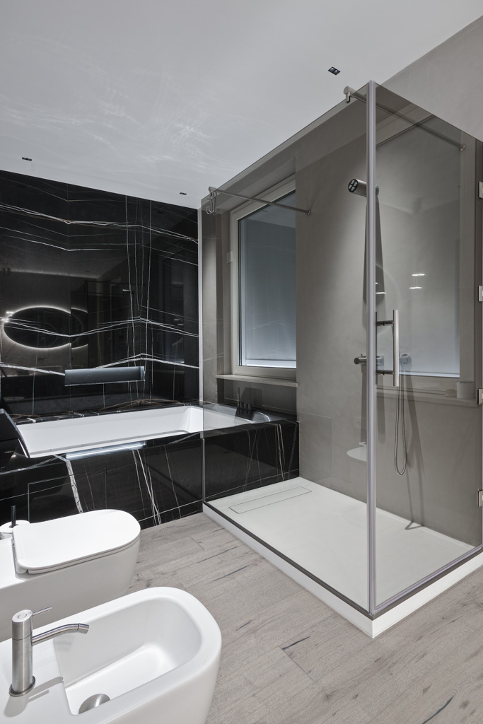 Modern domestic bathroom design