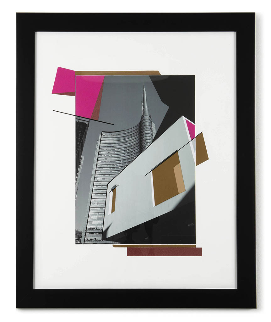 FORMS - Collage su stampa fotografica (fotografie di Gianmarco Grimaldi) - 57x70 cm - 2021